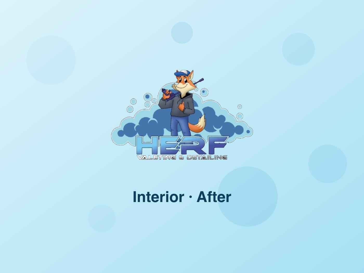 Fresh, spotless interior after a deep clean